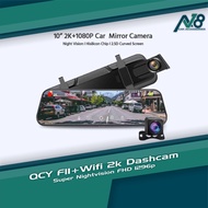 QCY F11+ Super Night Vision 1296p Wi-Fi 2K Dashcam Genuine