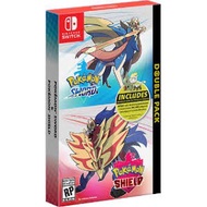 Ns Pokemon Sword And Shield Double Pack with Dlc Code Preorder
