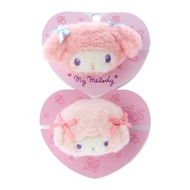 SANRIO - My Melody x My Sweet Piano 日版 毛絨 髮圈 橡根 套裝 頭飾 一套2個 美樂蒂 綿羊 小羊 彼安諾 (Melody & Piano 系列))