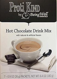 ▶$1 Shop Coupon◀  Proti Kind Hot Chocolate Drink Mix - 7 Servings - 15 g Protein per Serving
