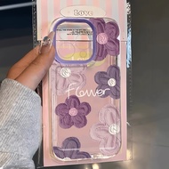 UNGU To Break Purple Flowers flower Casing Hp XIAOMI Redmi Note 14 13 12 11 10 9 8 11S 10S 4G 5G XIA