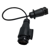 European Style Trailer Plug 7 Pin to 13 Pin Extension Cord Plug Plug Connection Cord Trailer Adapter
