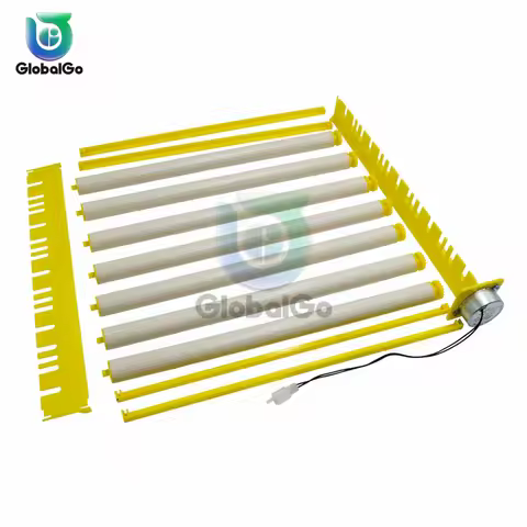360 Degree Automatic Rotating Incubator Roller 42 Duck Chicken Plastic Egg Tray Combination with Aut