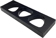 Endoshoji AMZ3201 Polyethylene Rice Ball Type B (Kanto Type), Black, 3 Hole Large, Finished Rice Bal