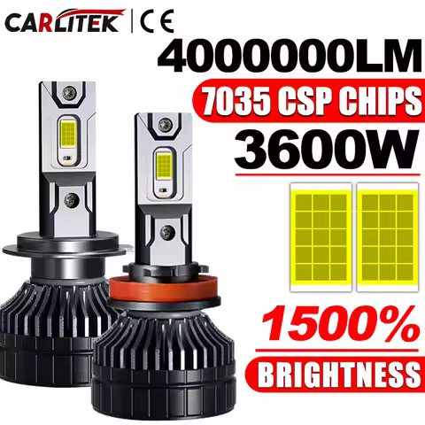 4000000LM H7 LED Canbus Car Headlight HB4 H11 H4 H1 9012 HB3 9005 9006 H8 Lights Plug-N-Play Bulbs 3