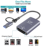 Express Type B+SD SLR Camera Memory Card USB3.2 Gen2 10Gbps High Speed Card Reader