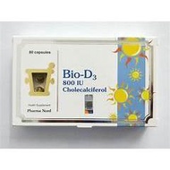 Bio-D3 capsules 800IU 80TBT