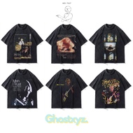 Ghostxyz T-Shirt Man I Trust Wash Oversize Vintage Tee