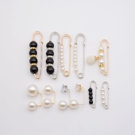 Korean Style Pearl Brooch For Women Butterfly pin silk scarf buckle Skirt waist artifact Girl Jewelr