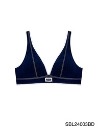 MERGE X SABINA เสื้อชั้นในไร้โครง Laurel รหัส SBL24003BD - สีน้ำเงินเข้ม