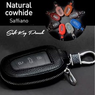 🥇(SG Stock) Cowhide trace together token pouch / Multi-functional key pouch