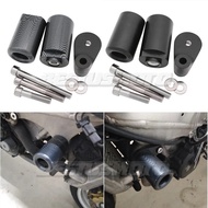 Motorcycle Carbon & Black No Cut Frame Sliders Crash Falling Protection For Suzuki GSXR1000 GSX-R GS