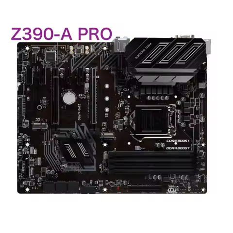 For MSI Z390-A PRO Motherboard 64GB LGA 1151 DDR4 ATX Mainboard 100% Tested OK Fully Work Free Shipp