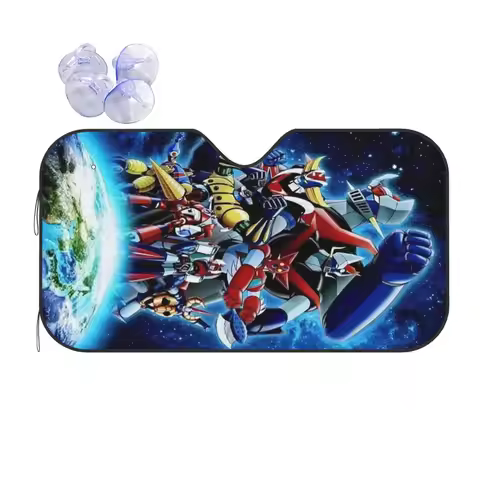 Mazinger Z Mad Robot Grendizer Anime Manga Sunshade Windscreen Car Front Windshield Window Sun Visor