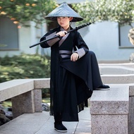 Boys Hanfu Children Ancient Costume Knight Suit Ming Dynasty Ancient Rivers Lake Swordsman Costume B