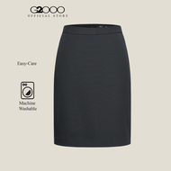 G2000 กระโปรงสูทสำหรับผู้หญิง ทรง Pencil Skirt Slim Fit รุ่น 5625282199 สีดำ