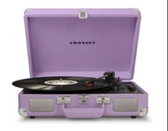 Crosley 行李箱 黑膠唱片機 （紫色）