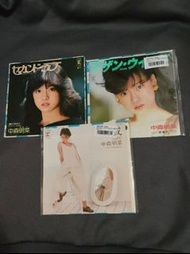 中森明菜 7吋黑膠 3張