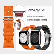 Kilim Single Tour Silicone Strap For Watch Band 44mm 40mm 49mm 45mm 41mm 38 42 bracelet iwatch serie