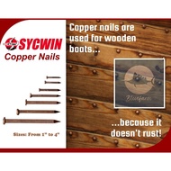 Sycwin Copper Nails / Bronze Nails / Pakong Tanso (Premium Grade), sold per ¼ kg