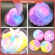 100ML Cloud Slime Colorful Rainbow Silme Cloud Slime Fluffy Icecream Mud Stress Relief Toys Slime for Kids