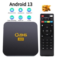 Q96 X3 Home Theater smart tv box Set Top Box Android 13 Allwinner H313 HDR10 6K UHD 5G WiFi iptv projetor list iptv spain m3u 94PS