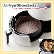 Air Fryer Silicon Basket made in Korea/Easy to clean/Air fryer silicone container/air fryer pot/Medical safety silicone/Air fryer dish/Air fryer container/Oven container/Microwave container//Dishwashable