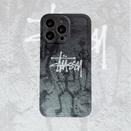 ◙iPhone 13 【Soft Case】Stussi’s Graffiti Shadow Phone Case For iPhone 7/8 Plus / X / XS / XR / XS MAX