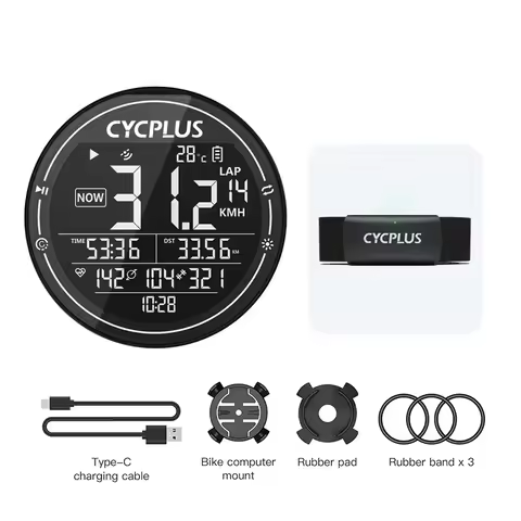 CYCPLUS M2 Cycling Bicycle Accessories H2 Chest Strap Heart Rate Sensor ANT+ BLE Waterproof GPS Bike