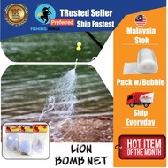 Lion Bomb Net (1 Meter/ 2 Meter 3 Meter) Fishing Net Bomb Net Fish & Crab Net Fishing Net Crab Net