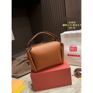 Genuine Genuine Leather One-Shoulder Messenger Casual Bag Women 99d