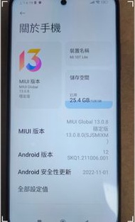 mi小米10t life 5g港行6+128gb  99%新