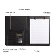 Resume Portfolio Folder Black Resume Portfolio Folder with A4 Size Clipboard Black Leather Padfolio 