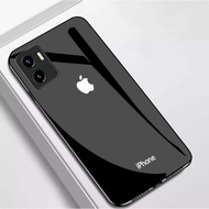 Softcase Glass Kaca For Vivo Y15S - K01 - Casing Handphone Vivo Y15S - Pelindung Hp Vivo Y15S - Case