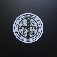 St Benedict Medal Waterproof Vinyl Sticker Decal