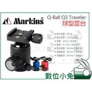 數位小兔【Markins Q-Ball Q3 Traveler 球型雲台】GITZO Manfrotto Sirui 承重30kg