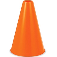 Orange Plastic Megaphone (8.25" x 6") – 1 Pc - Eco-Friendly & Lightweight Design - Ideal For Sports 
