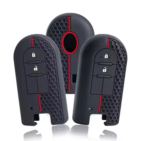 Silicone Car Key Case Cover for Toyota Rush/Daihatsu Tanto Custom LA600S Moovecanvas LA800S Remote C
