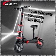 Skuter Listrik SEALUP Q18 SUV Dewasa exotic Skuter Elektrik lipat 1000W 500W anak duduk Sepeda Skute