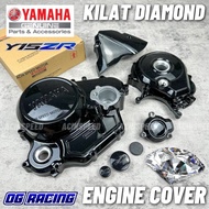 HITAM KILAT DIAMOND CASING ENGINE Y15ZR FZ150/ YAMAHA ENGINE COVER COVER HITAM KILAT CASING FZ150 y1