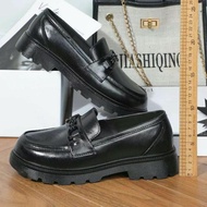 MartinAngel Women's Black Shoes Student Shoes Fashion Korean Ice Cream Shoes