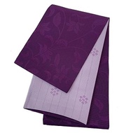 女性 腰封 和服腰帶 小袋帯 半幅帯 日本製 紫 15