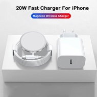 Original PD 20W For APPLE Fast Charger For iPhone 13 12 11 14 Pro Max Magnetic Wireless Charger For iPhone XS MAX USB C Charging