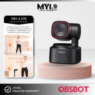 OBSBOT Tiny 2 Lite 4K AI Webcam PTZ Camera for Streaming | TikTok YouTube Twitch Shopee Live