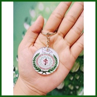 ▽ ◙ CIASI SAMAHANG ILOKANO ROUND KEYCHAIN