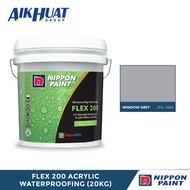 20KG Nippon Paint Flex 200 | Arcylic Waterproofing White & Grey