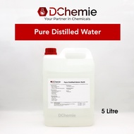 Pure Distilled Water / Deionized Water / Air Suling [5000mL] - Lab Grade / Medical Grade