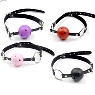 NEEDWAY Bondage Harness Ball Durable Creative For Couples Colorful Leather Bondage Lips Ball