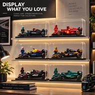 Dustproof Acrylic Display Box for Lego 77244 Mercedes AMG W15 F1 Race Car Collector F1 Showcase