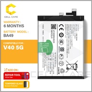 Battery For VIVO V40 5G ,BA49 | 5500mAh (Bateri)